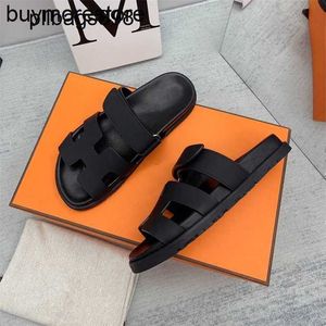 Italy Chypres Sandals Flat Genuine Leather Velcro Strap 7a Suede vert Outer Wear Open Casual Male SummerLI3TSRDN