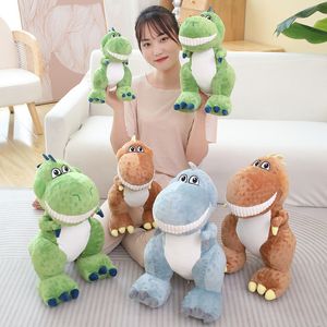 Cross border New Product Cute Big Teeth Dinosaur Doll Simulation Plush Toy Tyrannosaurus Rex Doll Gifts Boy's Birthday