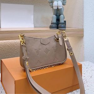 Designer Bag Women Crossbody Shoulder Bags Chain Wallet Lady Easy Pouch On Strap Purse Letters Embossed Flower Stripes Luxury Brand Shoulder Bags high quality