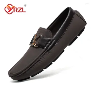 Casual Shoes Yrzl Loafers för män handgjorda mockasiner konstgjorda läderlägenheter lyxiga bekväma slip vid körning