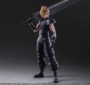 Anime Play Arts Final Fantasy VII Cloud Strafe Edition 2 PVC Ação Modelo de Coleção de Figura Toys Doll Presente Q07222423738