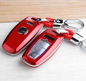 Car Smart Key Fob Case Holder Shell Keychain Cover Fit For Audi A4 A5 S4 S5 A6 A7 A8 Q5 SQ5 S6 S7 S8 20132018 Accessories6265867