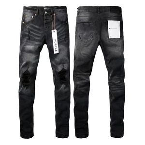 lila svarta jeans för herr designer jeans mager mörkgrå svart jean lyxdesigner denim byxa blå rippad cyklist smal fit motorcykel streetwear casual sweatpants