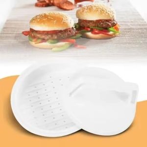 2024 okrągłe prasa hamburgerów plastikowa producent burgera Mięso wołowina grill Burger prasa Patty Maker Maszyna kuchenna narzędzia drobiu do burgera