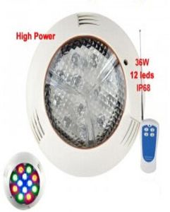 AC 12V 36 W LED Podwodna lampa basenowa do ogrodowej Fontanny Oświetlenie wodoodporne Piscina Wodoodporna IP68 RGB Blue Red Zielone ciepło WH2355575