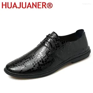 Casual Schuhe Modelmänner formelle italienische Marke Business Oxfords Pu Leder Kleid elegant für britische Stile