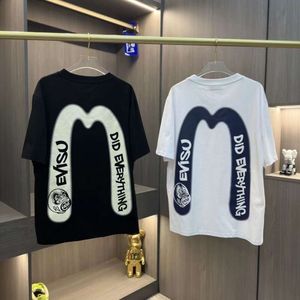 2023 New High End EV Fushen T-Shirt Big M Cyberpunk Fashion Brand Short Sleeve Design Printed Loose For Men And Women 937922