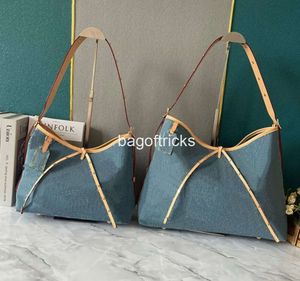 Denim tote çanta carryall mm omuz orta el çantası üst kaliteli tuval deri moda tasarımcısı alışveriş mini ay çanta tepeleri debriyaj cüzdan