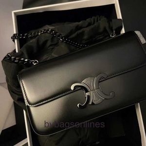 High End Designer Väskor för kvinnor Celli Chain Bag Womens New Junior Underarm Bag Single Shoulder Handbag Original 1: 1 med riktig logotyp och låda