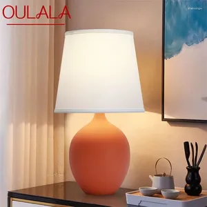 Lampade da tavolo sodo lampada dimmer scrivania ceramica leggera decorazione semplice contemporanea per camera da letto