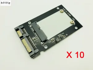 コンピューターケーブル10PCS MSATA SSDから2.5 