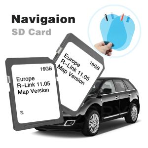 カードrlink 11.05最新のSAT NAV 16GBマップSD GPSカードのルノーカーヨーロッパ