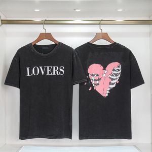 Designer Lose sitzendes T-Shirt plus reines Baumwollschalter, die Herren und Frauen Sommertops trendy Hip-Hop-T-Shirt im Stil eines Hip-Hop-Stils