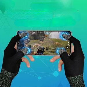 Gioco mobile dita a prova di sudore guanti touch screen pollice manica delle dita