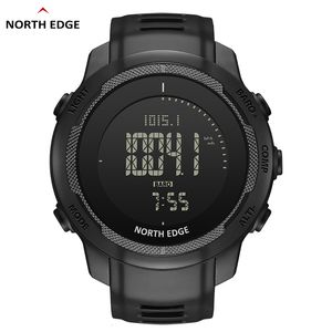 North Edge Vertico Men's Fishing Barometer Watch Carbon Fiber Case Smart Watch для мужчин Altimeter Compass Sports Watch