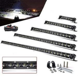 Lymoyo 6D Barra de luz LED slim 12V 8quot 14quot 20quot 26quot 32quot 38quot 44quot 50quot polegada Spot inunda combo para 2274782