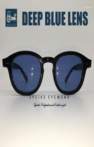 Sunglasses SPEIKE Customized Vintage Blue Lenses Lemtosh Style Retro Porlarized Glasses Can Be Myopia Sunglasses1Sunglasses4006634