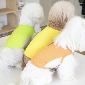 Dog Apparel 2024 Summer Cat Clothes Vest Puppy Small Costume T-shirt Yorkie Pomeranian Maltese Schnauzer Bichon Poodle Clothing Xs