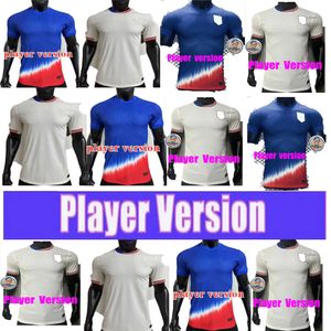 2023 2024 2025 Stany Zjednoczone Pulisic Player Wersja oddychająca i wygodna koszulka piłkarska McKennie Reyna Weah Swanson USASas Morgan Rapinoe Men Kit Football Football