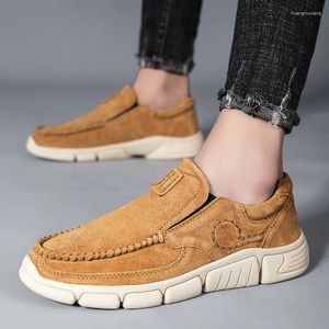 Casual Shoes Mode Sneakers Herren Leder Männer hochwertige Mokassin