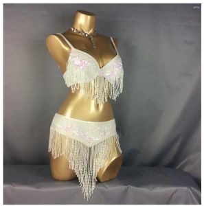 Stage desgaste vermelho Goldsilver Branco 4 Cores Belly Dance Costume Set (BRA BEARN) #TF201 34D/DD 36D/DD 38/D/DD 40B/C/D 42D/DD