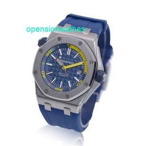 Audemar Pombue Luxury Watches Men's Automatic Watch Audemar Pigue Royal Oak Offshore Diver Boutique 15710ST OO A027CA.01 FN52