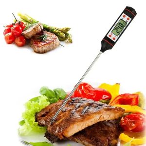 Digital termometer Köktermometer för köttvattenmjölk Mat sond sond BBQ Elektronisk ugnstermometer Köksverktyg