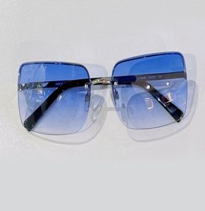 Bezprzewodowe okulary przeciwsłoneczne WTH Gold Blue Gradient Women Sun Glasses Shades Sonnenbrille Gafa de Sol with Box8044032