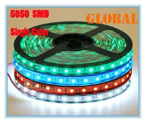 5メートルLEDストリップライトリボン300LEDS/M SMD 5050 Non-Waterof DC 12V White/Warm White/Red/Green/Blue/黄色のクリスマスデコレーションLL