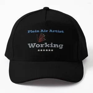 Ball Caps Plein Air Sanatçı Çalışan Beyzbol Kapağı Hip Hop Şapka Adamı Güneş Lüks Kadın Erkekler