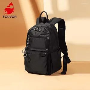 Schulbeutel Fouvor Women Rucksack Rucksack für Teenager Mädchen weiblich Mochila Feminina Mujer Laptop Beutel Reisetsack A DOS