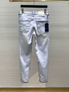 Męskie dżinsy wiosne i letnie dżinsy Brunello Slim Cucinelli Casual Pant