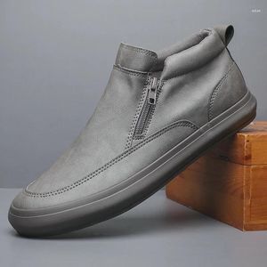 Casual Shoes Men skórzana wiosna jesień Zima projektanta biznesowa męskie mokasy mody