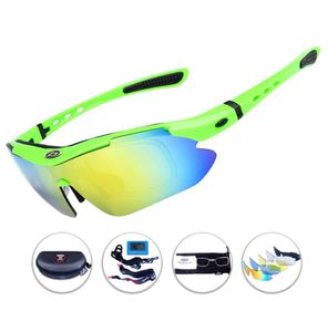 100 Polarized Glasses Man Lunette Velo Motorcycle Mtb Yellow Tactical Glasses Sport Sunglasses 2020 Cycling Goggle 5 Lenses9237054