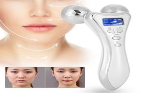 Handheld EMS Roller Face Beauty Massager V Gesicht Massager dünne Gesichtsinstrument LED Körper schlanker Falten Glättungsmaschine C1811263550573