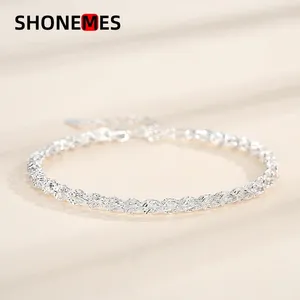 Urok Bracelets Shonemes Phoenix Tail Pierścienie Bransoletka 925 Srebrne kobiety S925 Znakomite musujące biżuterii Prezenty dla kobiet