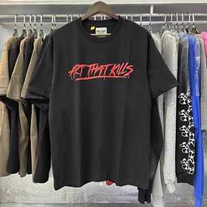 Męskie koszulki Żaba Drif Streetwear 1 1 moda luksusowa marka GD grafika drukowana luźne tee vintage TEE TEE TEE TEE TES