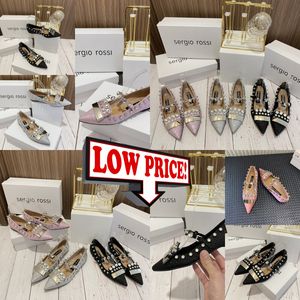 Designer Sandaler Luxury Womens Summer Lady Beach Sandal Party Wedding Flat Slipper Shoes Sandal Woman Gai Flats Size 36-49 Pink