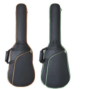 Fall 40/41 tum Oxford Fabric Electric Guitar Case Colorful Edge Gig Bag Dubbel Rems Pad 8mm Bomullsförtjockning Mjuk lock