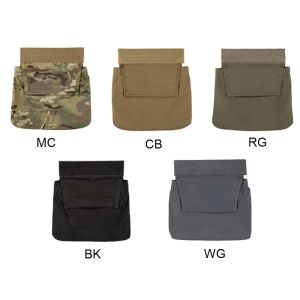 Väskor Taktisk bröst hängande vikväska Väst CP Belly Återvinning Bag Pouch Outdoor Rollup Tool Storage Bag