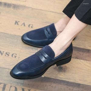 Dress Shoes Mens Moccasins Genuine Business Casual Leather High-endSet Of Feet Men Peas Loafers Breathable Comfortable