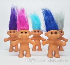 8cm iyi şanslar troller anime aksiyon figürleri klasik bebek bebek oyuncakları mini ev koleksiyonu Noel hediyeleri karikatür filmi pvc trolls bebek8026998