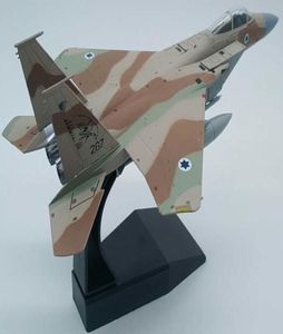 1100 Skala Israel Air Force IAF F15 Military Eagle Fighter Diecast Metal Plan Model Toy for Kids Gift Toys Collection Y2004282899188