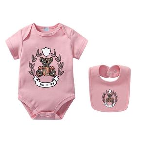 Newborn Rompers Luxury Jumpsuits Designer Baby Romper Brand Girls Boys Clothes New Born Kids Overalls Jumpsuit For Babies Bodysuit CXD2404185