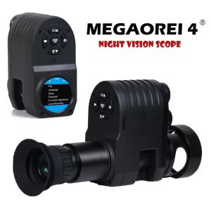 Telescopi Megaorei 4 Infrared Night Vision Ammage Hunting Camera 1080p Foto Record Fucile Spice Ottico Spice Telescopio monoculare monoculare