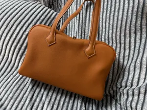 10A Luxury handbag Designer design all hand-made wax thread sewn togo Leather women's handbag 25cm cowhide bag large capacity purse