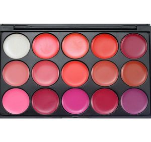 Hohe Qualität 15 Farben Lipgloss Lippenstift Palette Make -up Nackt Lipstick Palette Matte Lipgloss Lippen Lippenpigment Lippenpalette L1525197283