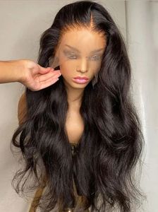 30Inch 13X4 13X6 Transparent Body Wave Lace Front Wig Human Hair for Black Women Pre Plucked 360 Brazilian Lace Frontal Wigs 240409