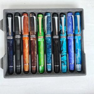 Pens New Kaigelu 316 Fountain Pen ef f m nibbump色は美しい大理石のアンバーモデルインクペンを書くためにビジネスオフィスを書きます