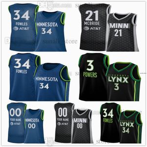 2024 Jerseys de basquete feminino Lynx 21 Kayla McBride 3 poderes aéreos 34 Sylvia fowles Alissa pili kone Collier Hiedeman Shepard Nared Traylor Juhasz Achonwa Dixon